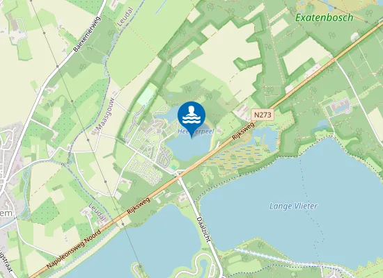 Map of DAGSTRAND PEEL BEACH HEELDERPEEL