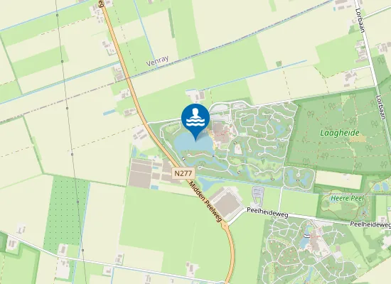 Map of DAGSTRAND HET MEERDAL