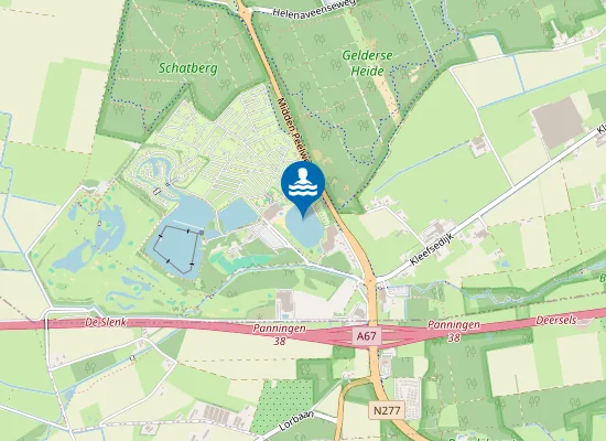 Map of RECREATIESTRAND DE SCHATBERG