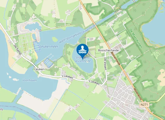 Map of DAGSTRAND SEURENHEIDE