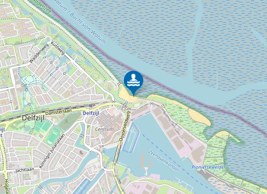 Map of ZEESTRAND EEMSHOTEL, DELFZIJL