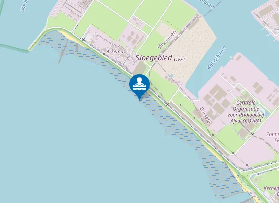 Map of Borssele Badstrand