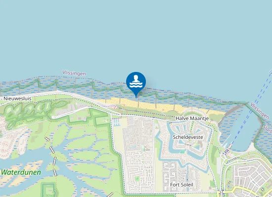 Map of Breskens Fort Frederik Hendrik