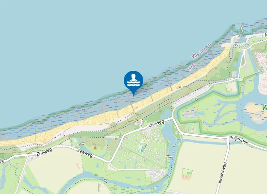 Map of Breskens Nieuwesluis Badstrand