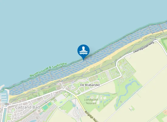 Map of CADZAND BADSTRAND