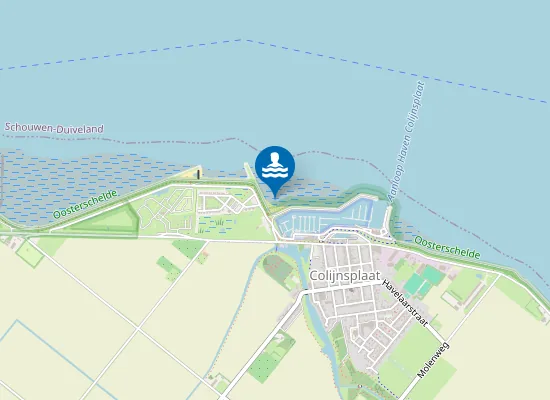 Map of COLIJNSPLAAT BADSTRAND