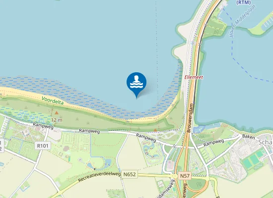 Map of SCHARENDIJKE BADSTRAND