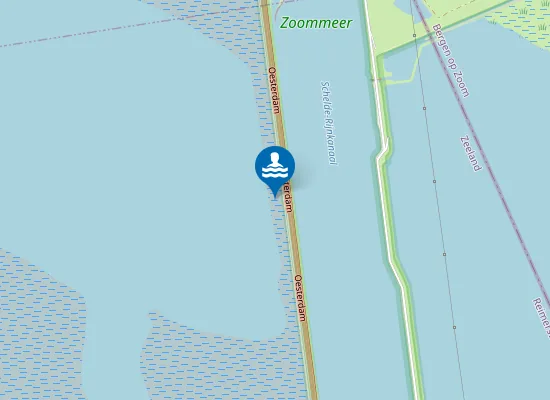 Map of OESTERDAM WESTZIJDE BADSTRAND