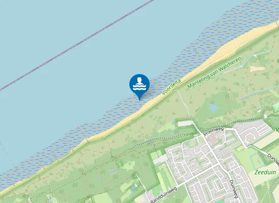 Map of OOSTKAPELLE DUINWEG BADSTRAND