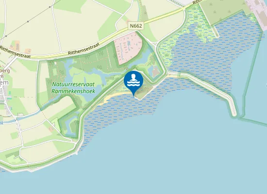 Map of RITTHEM FORT RAMMEKENS BADSTRAND