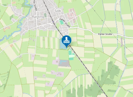 Map of RAISTINGER WEIHER RAISTING SUEDSEITE