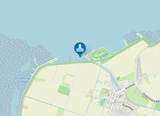 Map of STAVENISSE BADSTRAND