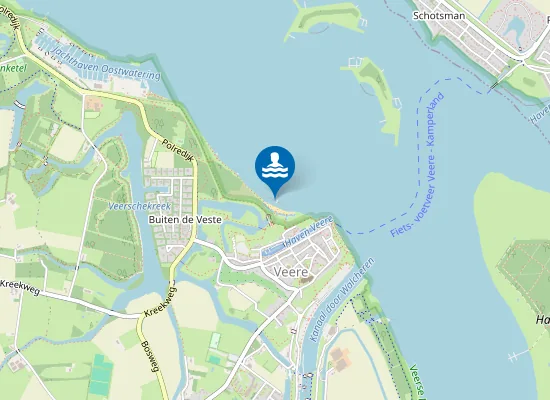 Map of VEERE BASTIONSTRAND
