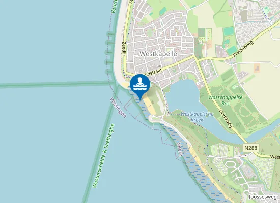 Map of WESTKAPELLE ERIKA BADSTRAND