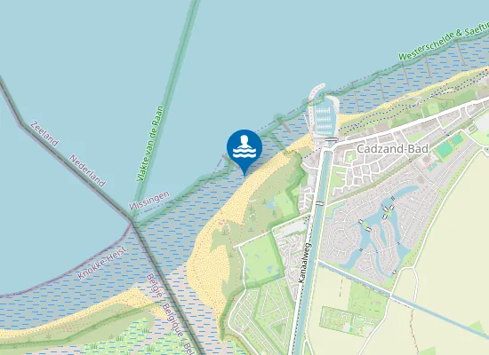 Map of HET ZWIN DUINLAAN BADSTRAND
