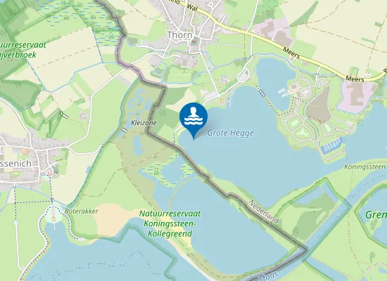 Map of DAGSTRAND DE GROTE HEGGE