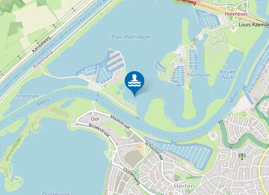 Map of RECREATIESTRAND RESORT MARINA OOLDERHUUSKE