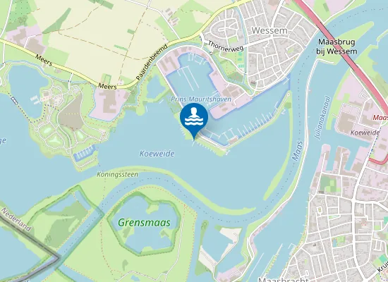 Map of RECREATIESTRAND COMFORTPARC WESSEM