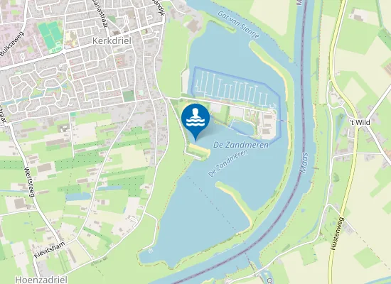 Map of DE ZANDMEREN WEST