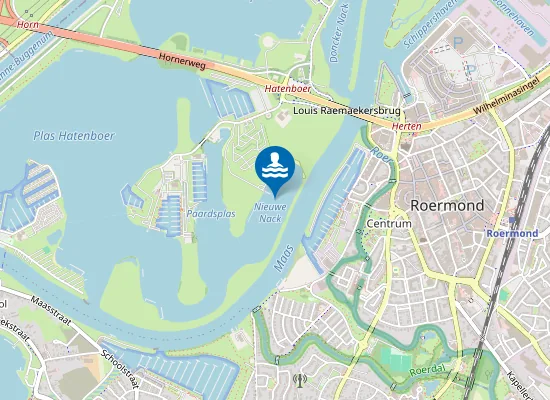 Map of RECREATIESTRAND CAMPING HATENBOER