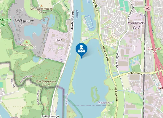 Map of PLAS WRC EIJSDEN (HOGE WEERD) MAASTRICHT