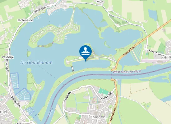 Map of DE GOUDEN HAM DE MAASLANDEN