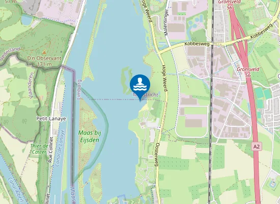 Map of PLAS WRC EIJSDEN OOST MAARLAND NOORD