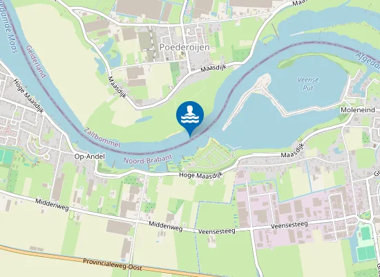 Map of DE HOGE WAARD, CAMPING BADSTRAND