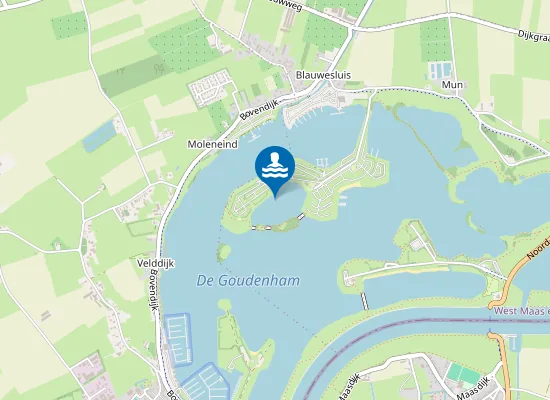 Map of DE GOUDEN HAM CAMPING HET GROENE EILAND