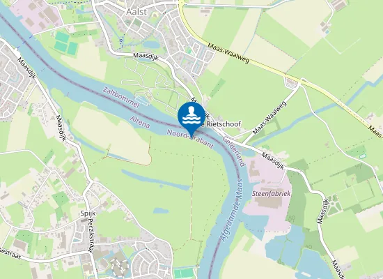 Map of WIJKSCHE WAARD, BADSTRAND