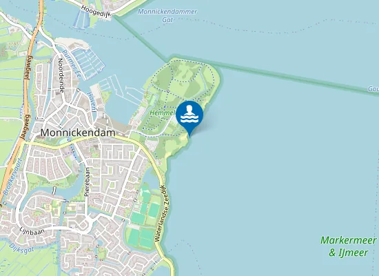 Map of WATERLANDSTRAND HEMMELAND MONNICKENDAM