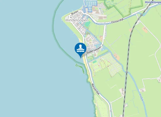 Map of Badpaviljoen Ijsselmeer, Hindeloopen