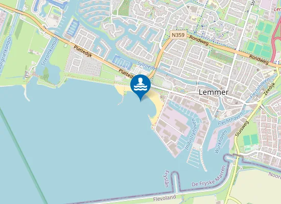Map of LEMSTERSTRAND, LEMMER