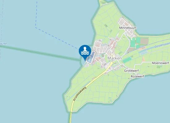 Map of MARKEN, MARKERMEER