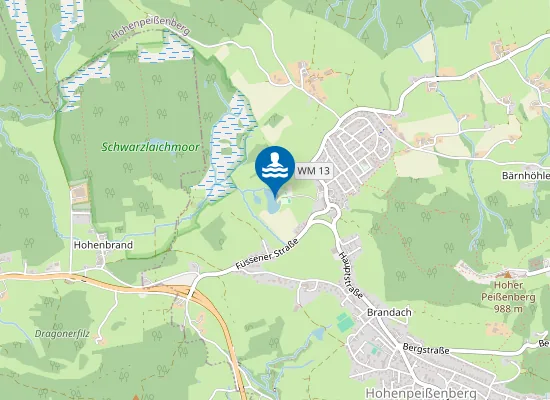 Map of STIEFELWEIHER HOHENPEISSENBERG