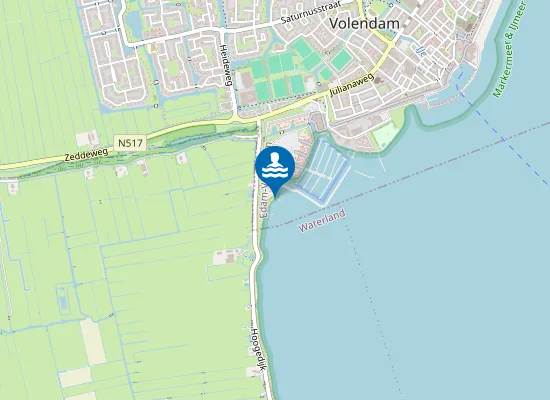 Map of STRAND PIETERMAN, VOLENDAM