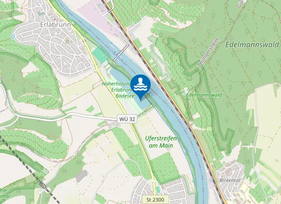 Map of KLEINER SEE ERLABRUNN