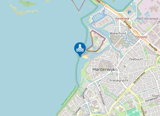 Map of STRANDEILAND HARDERWIJK