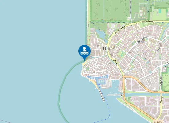 Map of DIJKSTRAND URK