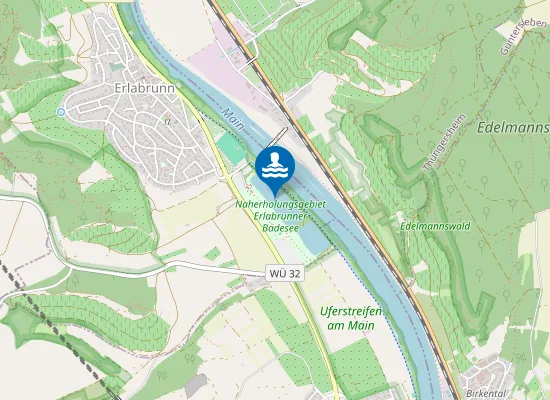 Map of GROSSER SEE ERLABRUNN