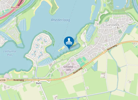 Map of RHEDERLAAG GIESE KOP