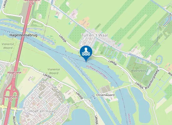 Map of TULL EN 'T WAAL WEST