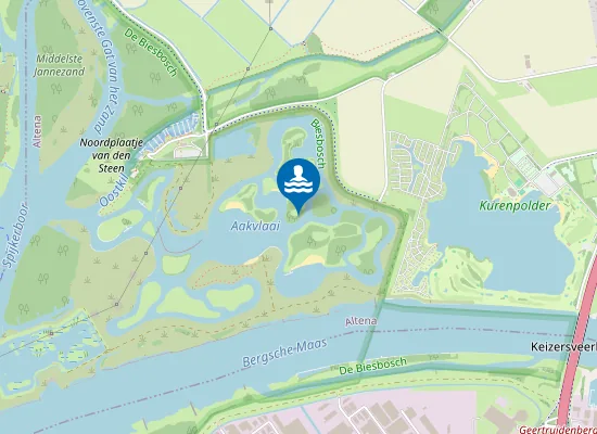 Map of Aakvlaai, Badstrand