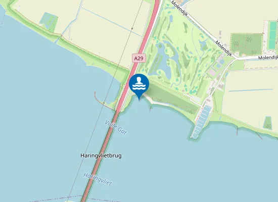 Map of HARINGVLIETBRUG OOST