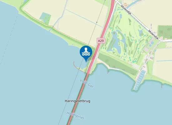 Map of HARINGVLIETBRUG WEST