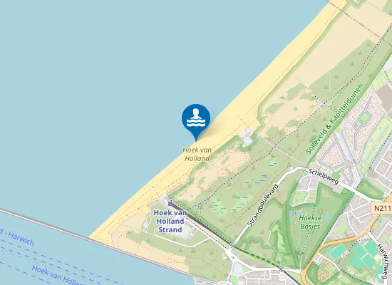 Map of HOEK VAN HOLLAND