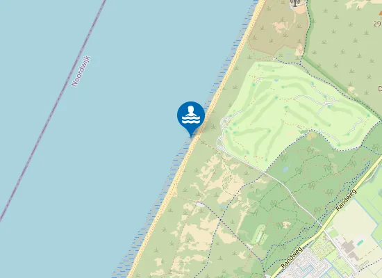 Map of NOORDWIJK AAN ZEE