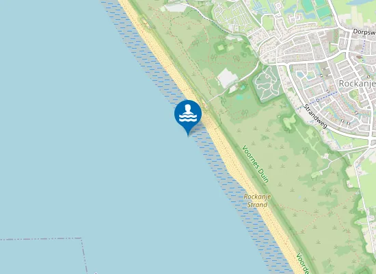 Map of ROCKANJE BADSTRAND