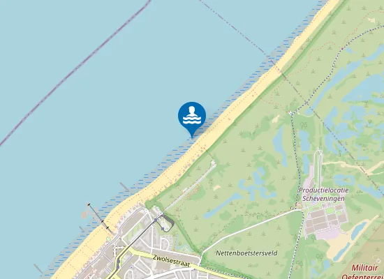 Map of SCHEVENINGEN ZWARTE PAD