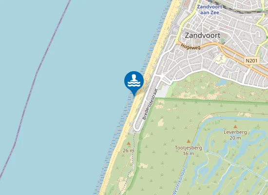 Map of ZANDVOORT AAN ZEE
